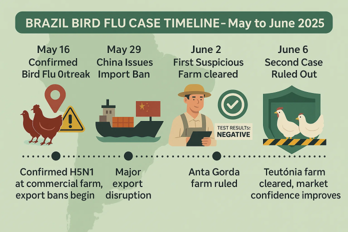 Brazil bird flu case ruled out