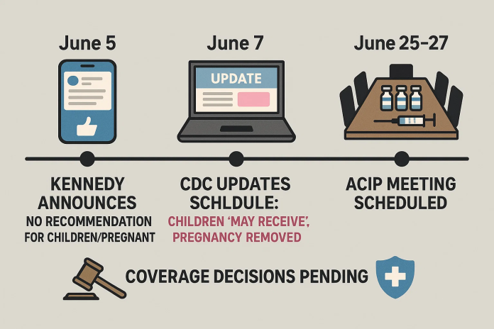 U.S. COVID vaccine recommendations